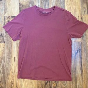 COTTON ON Men’s Crew Tee // Aged Wine, red // Men’s Large EUC
